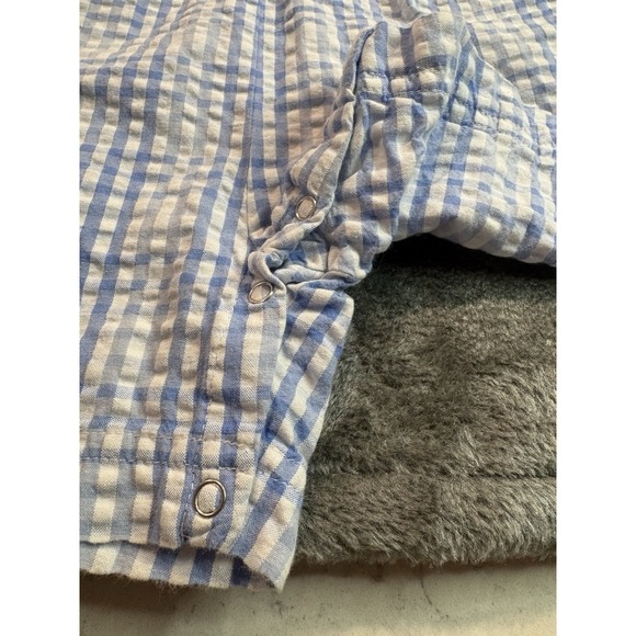 Vintage Toffee Apple Smocked Embroidered Easter Bunny & Eggs Romper Outfit 18 M - Picture 5 of 7